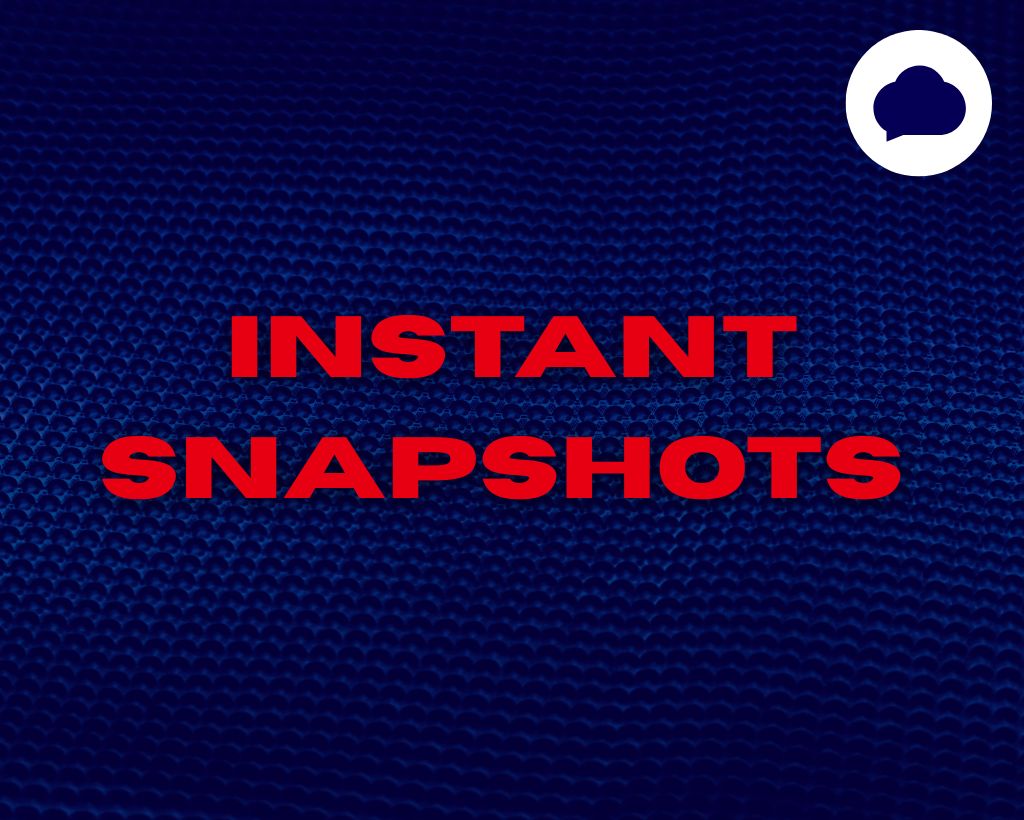 Anlık Görüntüler (Instant Snapshots) ile Anında Sunucu Koruması