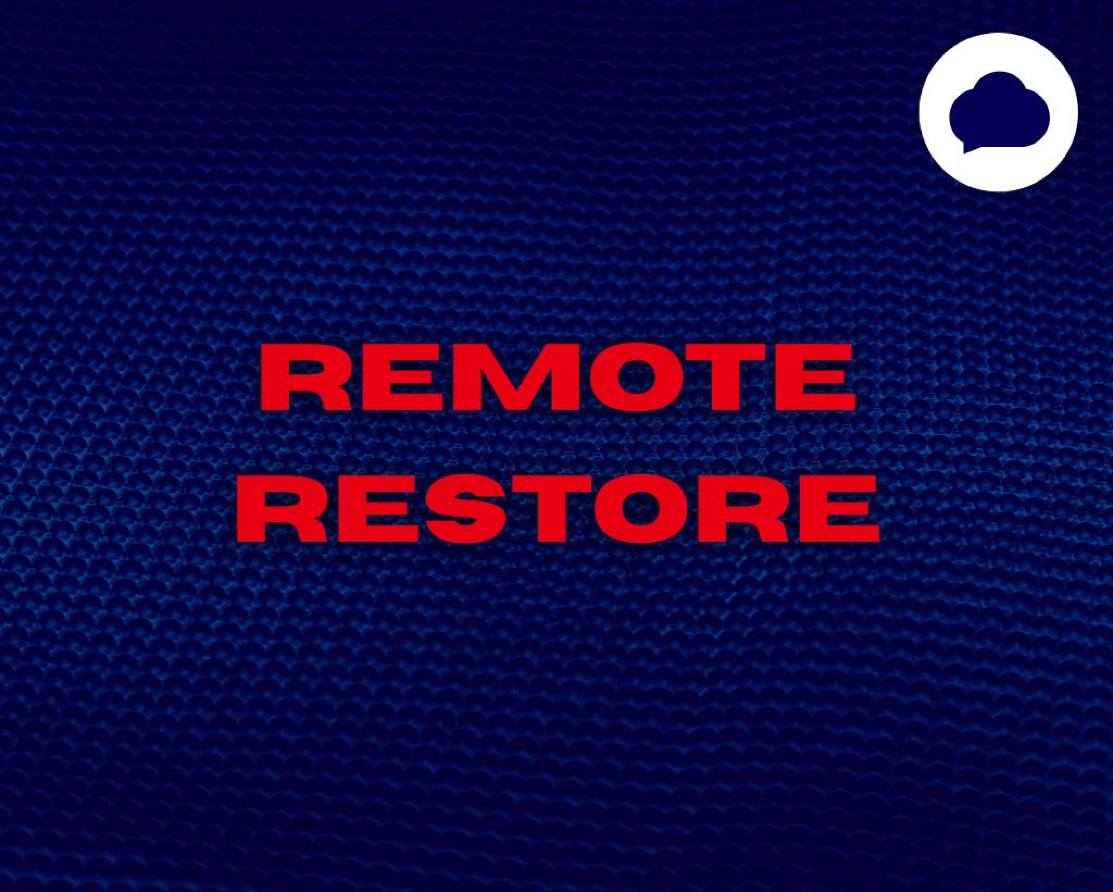 الاستعادة عن بُعد: إمكانية الوصول إلى بياناتك من أي مكان