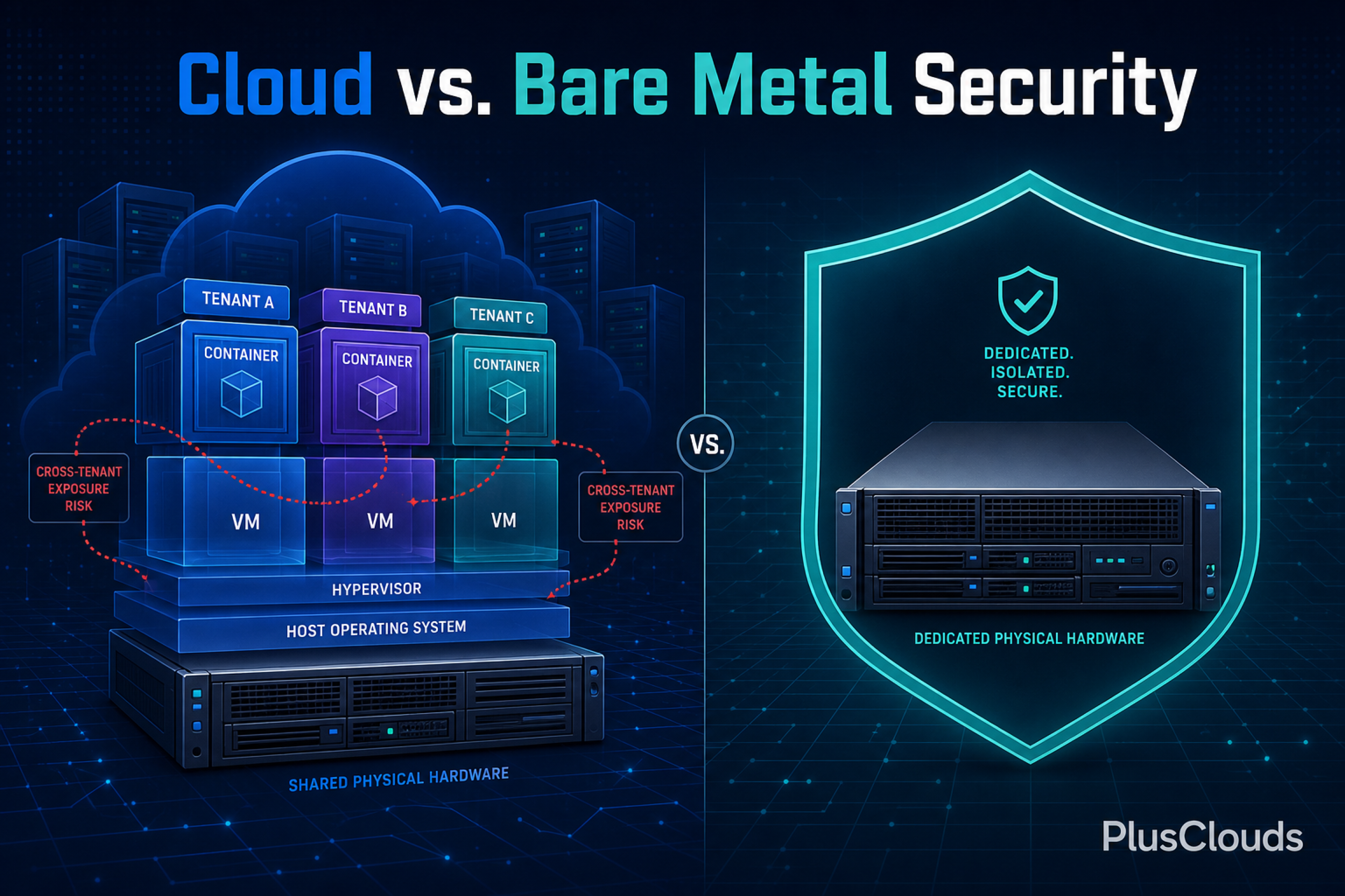 Multi-Tenant Cloud vs. Single-Tenant Bare Metal: How to Choose the Right Isolation Model for Security-Sensitive Workloads